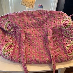 Vera Bradley Pink Paisley Duffel bag